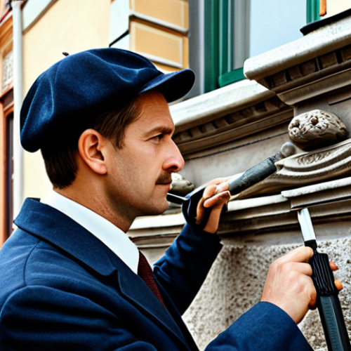 문화재수리 전문가의 하루 일과 - Architectural Restoration Specialist**

"A skilled architectural restoration specialist meticulously...