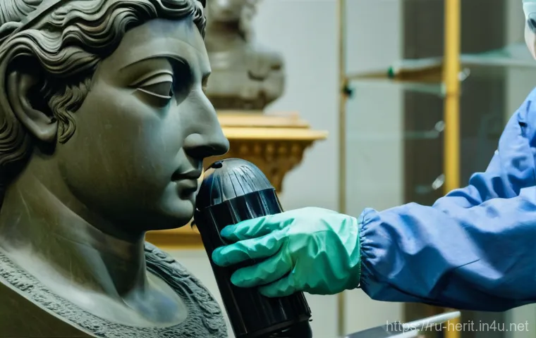 문화재수리에서 자주 쓰이는 도구 - **Prompt:** A focused scene inside a grand, dimly lit historical Russian church, where a conservator... 문화재수리에서 자주 쓰이는 도구 - **Prompt:** A focused scene inside a grand, dimly lit historical Russian church, where a conservator...