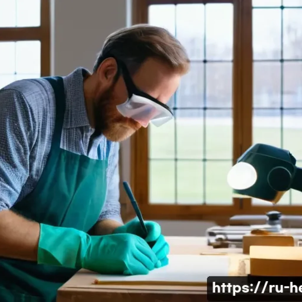 문화재수리 자격증 갱신 및 유지 방법 - A professional conservator in a modern restoration workshop, carefully examining and applying advanc...